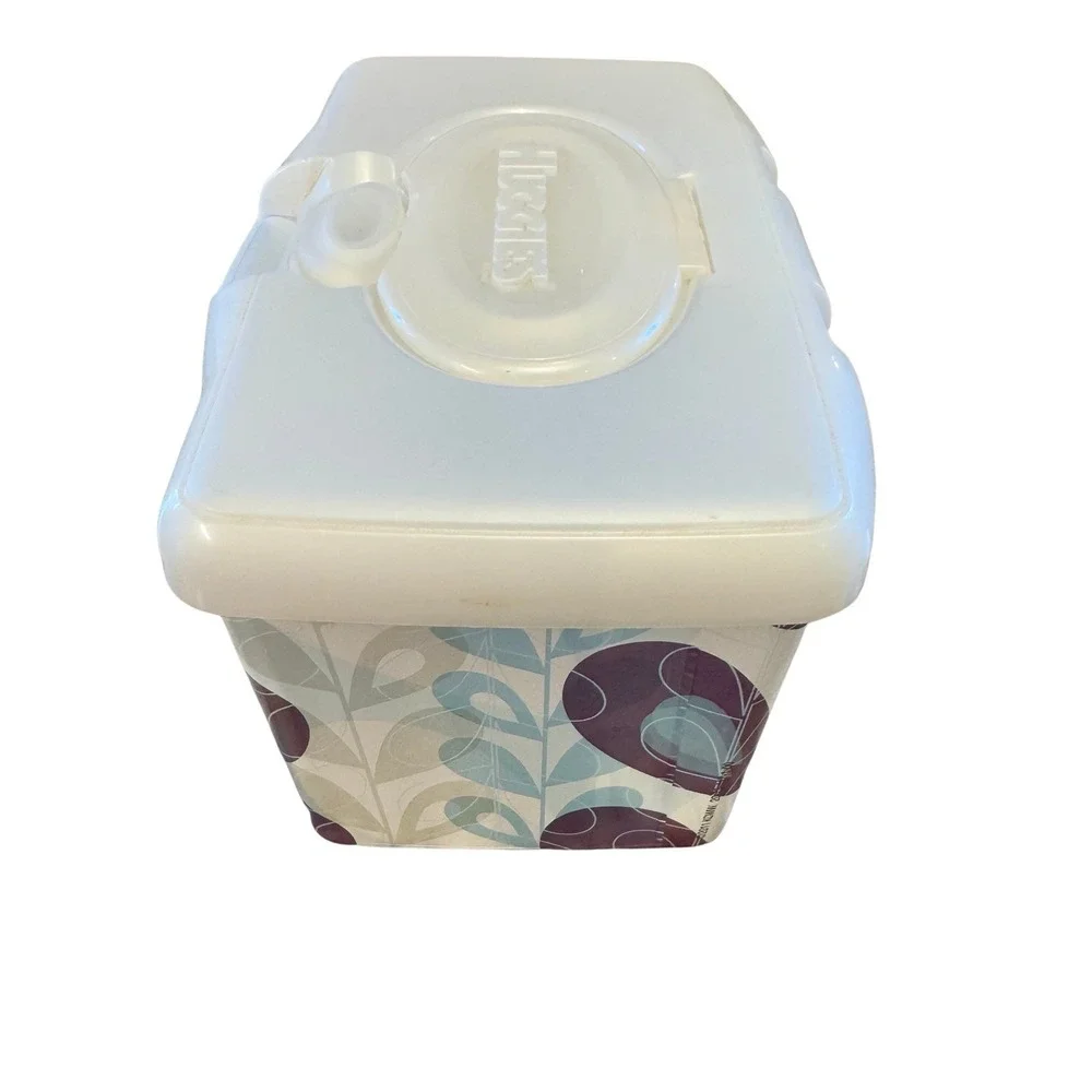 Huggies Baby Wipes Container EMPTY Wipe Case Holder Blue & Purple